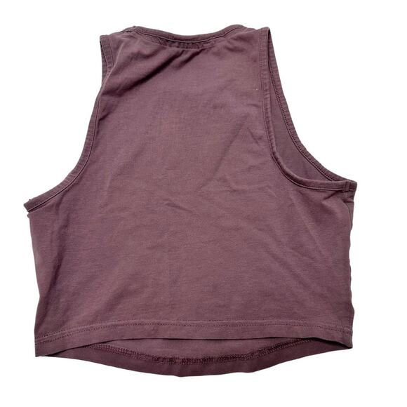 Gymshark Size XS Cotton Tank In Color Grape - Picture 2 of 4